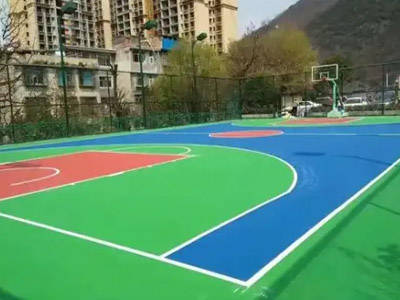 硅pu塑膠地面的鋪設(shè)